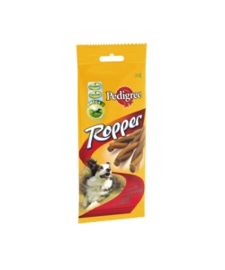 PEDIGREE - SNACK PER CANI ROPPER MANZO, 4 PZ